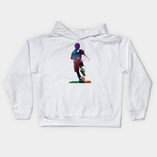 Football sport art #football Kids Hoodie